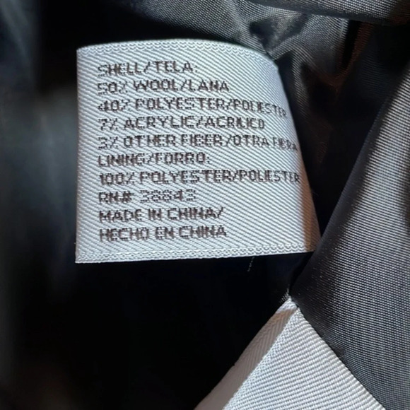 New Worthington Herringbone Boucle Winter Coat Large (L) - Picture 7 of 9